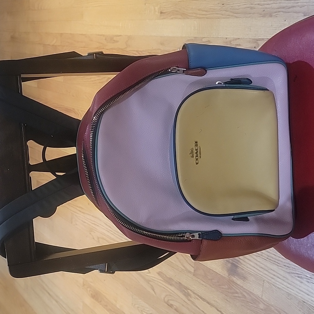 Coach Backpack In Color Block - Picture 12 of 13